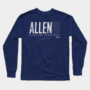 Jarrett Allen Cleveland Elite Long Sleeve T-Shirt